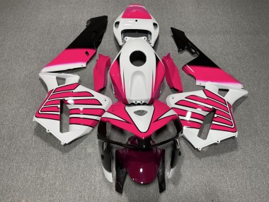 Rosa & Weiße Flügel 2005-2006 CBR600RR Motorrad Verkleidung