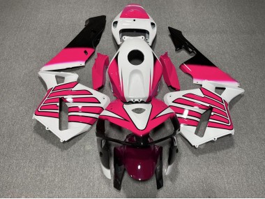 Rosa & Weiße Flügel 2005-2006 CBR600RR Motorrad Verkleidung