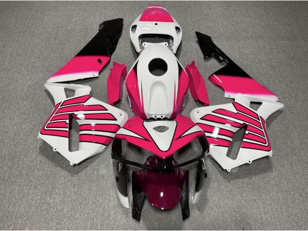 Rosa & Weiße Flügel 2005-2006 CBR600RR Motorrad Verkleidung