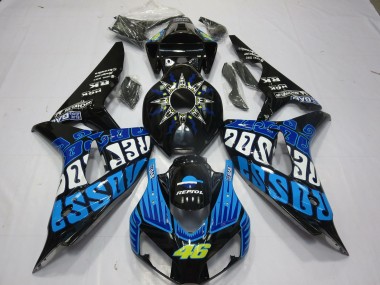 Rossi Blau Glänzend 2006-2007 CBR1000RR Motorrad Verkleidung
