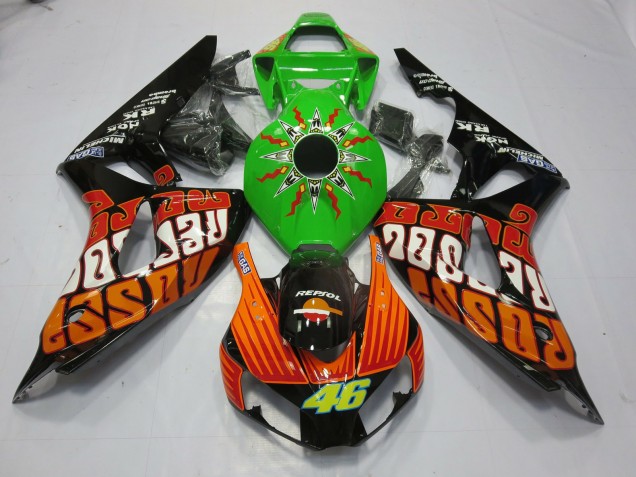 Rossi Limette 2006-2007 CBR1000RR Motorrad Verkleidung