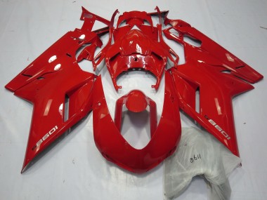 Rot 1098 2007-2014 Ducati 848 1098 1198 Motorrad Verkleidung