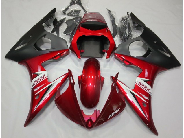 Rot & Weiß 2003-2004 R6 Motorrad Verkleidung