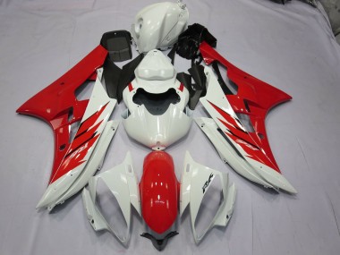 Rot & Weiß 2006-2007 R6 Motorrad Verkleidung