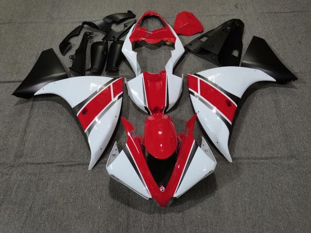 Rot Weiß 2009-2011 R1 Motorrad Verkleidung