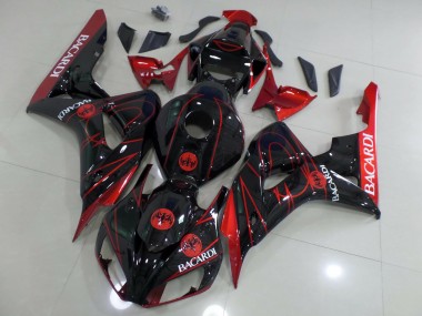 Rot Bacardi 2006-2007 CBR1000RR Motorrad Verkleidung