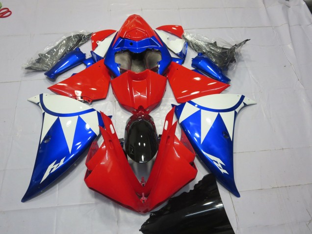 Rot Blau & Weiß 2012-2014 R1 Motorrad Verkleidung