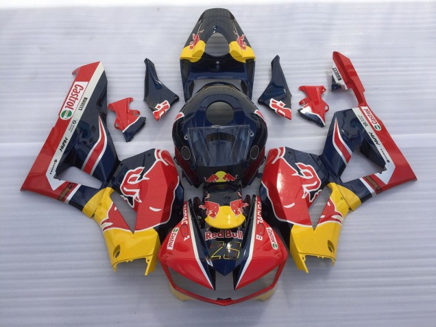 Rot & Blau Bull 2013-2023 CBR600RR Motorrad Verkleidung