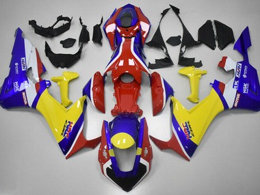 Rot Blau & Gelb HRC 2017-2023 CBR1000RR Motorrad Verkleidung