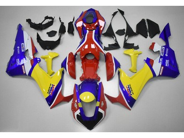 Rot Blau & Gelb HRC 2017-2023 CBR1000RR Motorrad Verkleidung