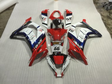 Rot Blau & Weiß Rennen 2011-2015 ZX10R Motorrad Verkleidung