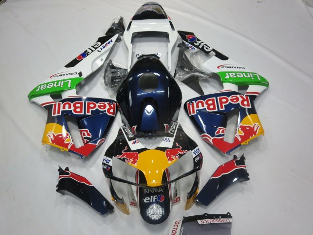 Rot Bull-Design 2003-2004 CBR600RR Motorrad Verkleidung