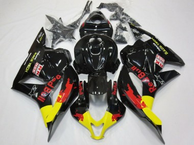 Rot Bull Schwarz Glänzend 2009-2012 CBR600RR Motorrad Verkleidung