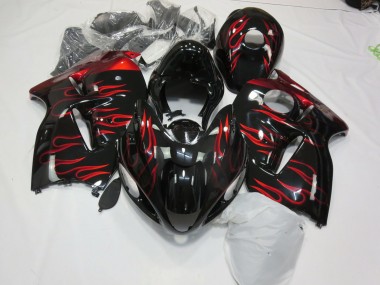 Rot Flamme 1997-2007 GSXR 1300 Motorrad Verkleidung