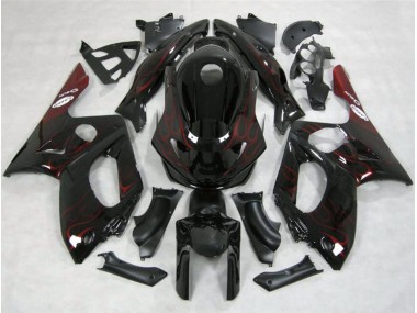 Rot Flamme 1998-2007 YZF600 Motorrad Verkleidung