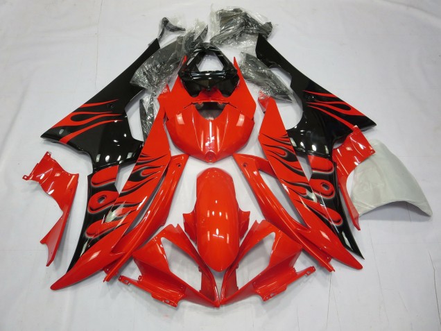Rot Flamme 2008-2016 R6 Motorrad Verkleidung