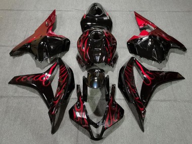Rot Flamme 2009-2012 CBR600RR Motorrad Verkleidung