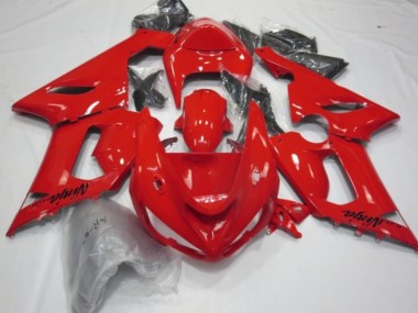 Rot Glanz 2005-2006 ZX6R Motorrad Verkleidung