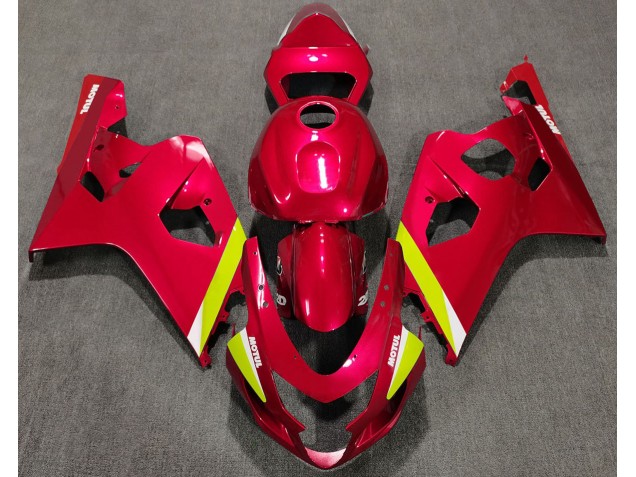 Rot Glänzend 2004-2005 GSXR 600-750 Motorrad Verkleidung