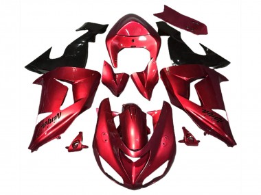 Rot Glänzend 2006-2007 ZX10R Motorrad Verkleidung