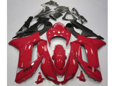 Rot Glänzend 2007-2008 ZX6R Motorrad Verkleidung