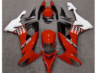 Rot Glänzend & Weiß 2008-2010 ZX10R Motorrad Verkleidung