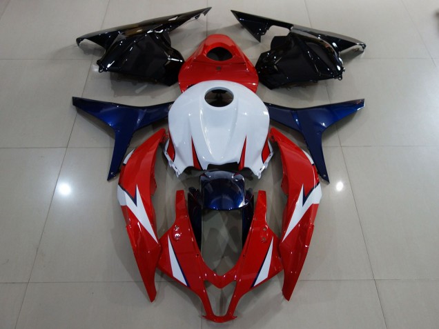 Rot Glänzend / Weiß 2009-2012 CBR600RR Motorrad Verkleidung