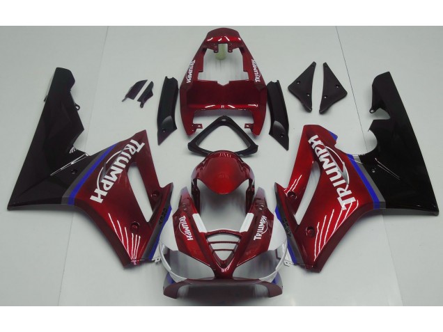 Rot Glänzend 2009-2012 Daytona 675 Motorrad Verkleidung