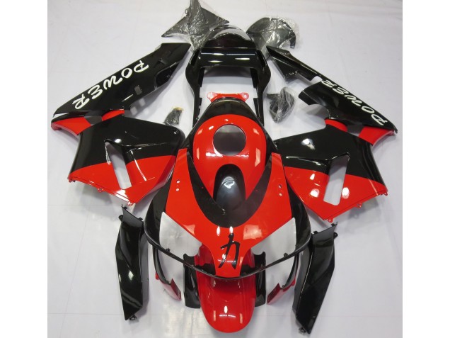 Rot Glänzend Power-Design 2003-2004 CBR600RR Motorrad Verkleidung