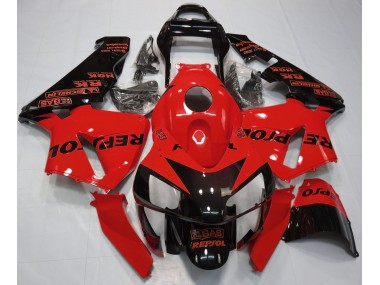 Rot Glänzend Repsol 2003-2004 CBR600RR Motorrad Verkleidung