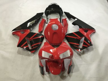 Rot Glänzend / Schwarz 2003-2004 CBR600RR Motorrad Verkleidung