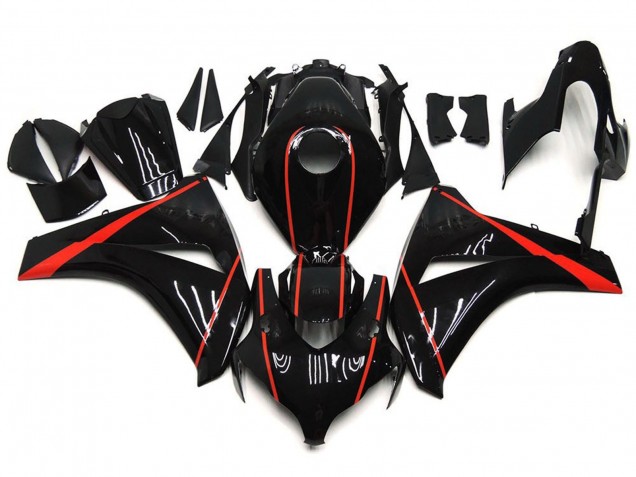 Rot Glänzend & Schwarz 2008-2011 CBR1000RR Motorrad Verkleidung