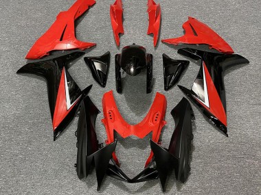 Rot Glänzend & Schwarz 2011-2024 GSXR 600-750 Motorrad Verkleidung