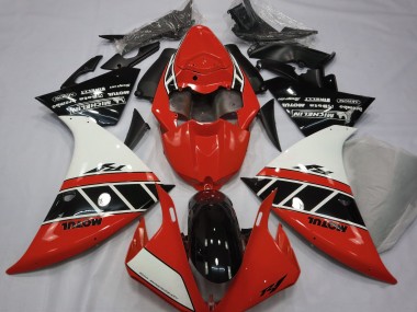 Rot Glänzend Weiß & Schwarz 2012-2014 R1 Motorrad Verkleidung
