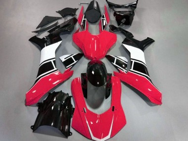 Rot Glänzend Weiß & Schwarz 2015-2019 R1 Motorrad Verkleidung