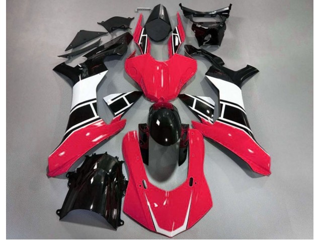 Rot Glänzend Weiß & Schwarz 2015-2019 R1 Motorrad Verkleidung