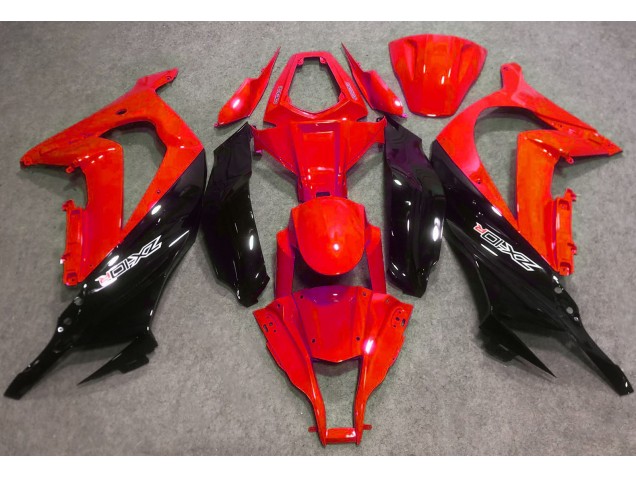 Rot Glänzend & Schwarz 2016-2019 ZX10R Motorrad Verkleidung