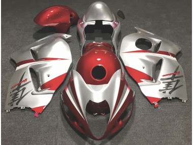 Rot Glänzend & Silber 1997-2007 GSXR 1300 Motorrad Verkleidung