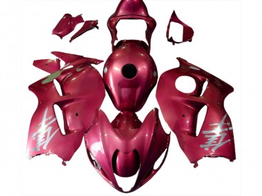 Rot Glänzend & Silbernes Logo 1997-2007 GSXR 1300 Motorrad Verkleidung