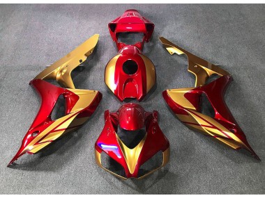 Rot & Gold 2006-2007 CBR1000RR Motorrad Verkleidung