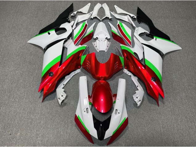 Rot & Grün Glänzend 2017-2021 R6 Motorrad Verkleidung