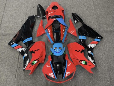 Rot Hai 2013-2023 CBR600RR Motorrad Verkleidung