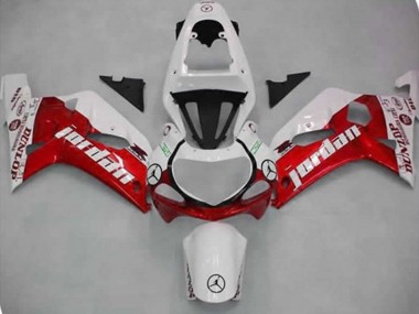 Rot Jordan 2001-2003 GSXR 600-750 Motorrad Verkleidung