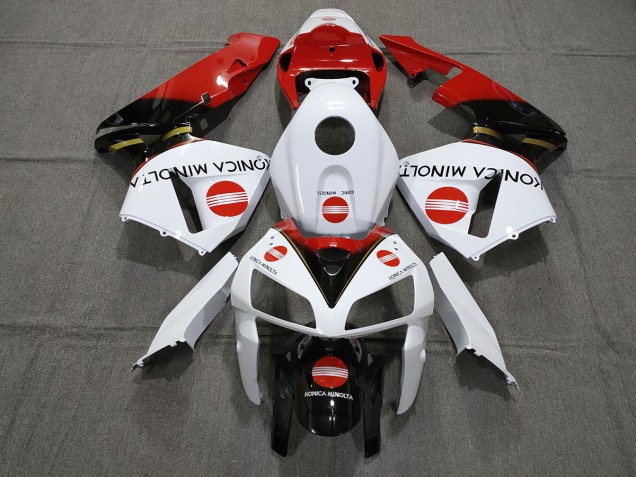 Rot Konica Minolta 2005-2006 CBR600RR Motorrad Verkleidung