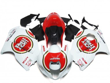 Rot Lucky Strike Stil 1997-2007 GSXR 1300 Motorrad Verkleidung