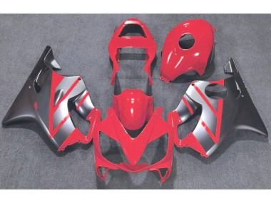 Rot & Matt Silber 2001-2003 CBR600 F4i Motorrad Verkleidung