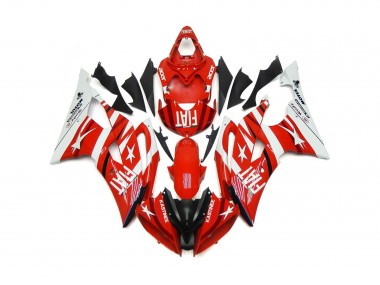 Rot & Weiß Mit Sternen 2008-2016 R6 Motorrad Verkleidung