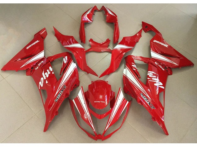 Rot Ninja 2013-2018 ZX6R Motorrad Verkleidung