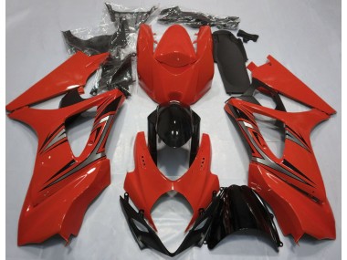 Rot OEM-Stil 2007-2008 GSXR 1000 Motorrad Verkleidung