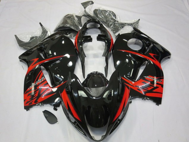 Rot & Schwarz 1997-2007 GSXR 1300 Motorrad Verkleidung